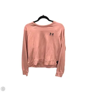 Athletic Sweatshirt Crewneck By Under Armour In Pink, Size: L Practical Shorts