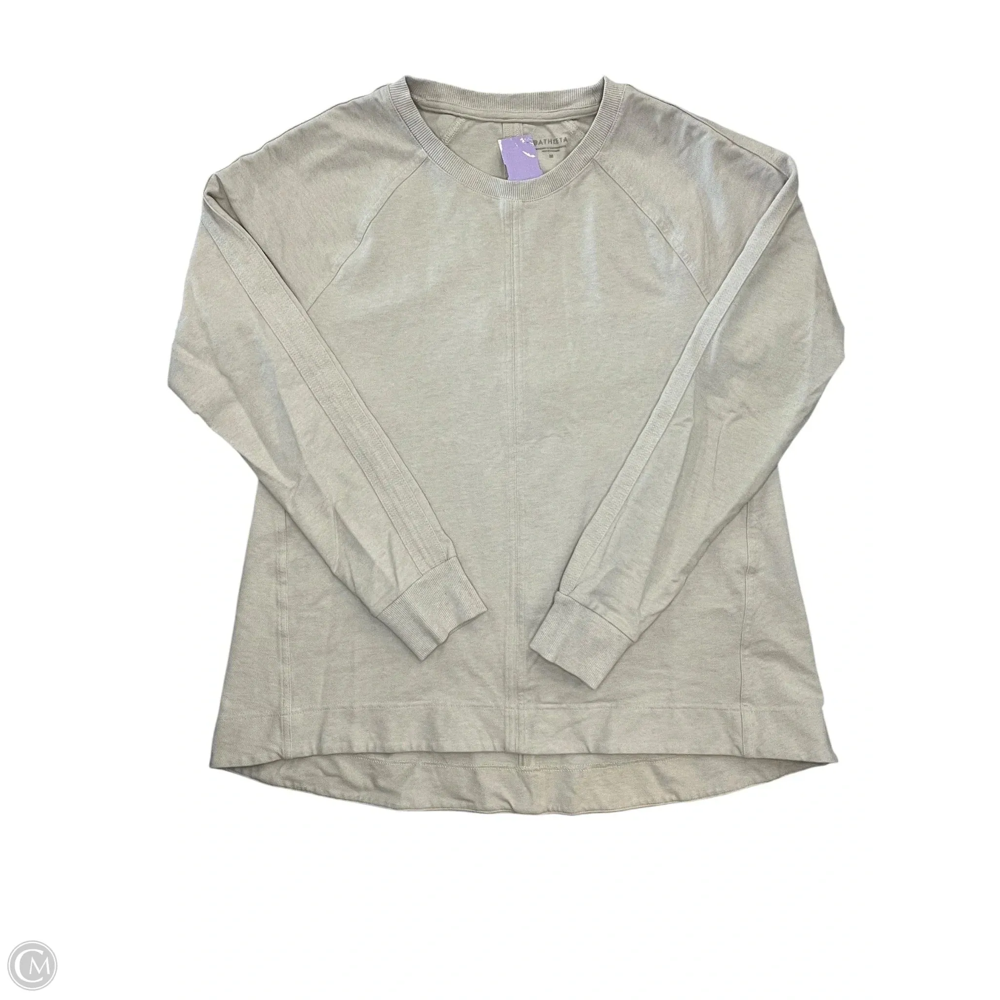 Wonder Fit FlexFitTechnology Sweatshirt Crewneck By Athleta In Tan, Size: M