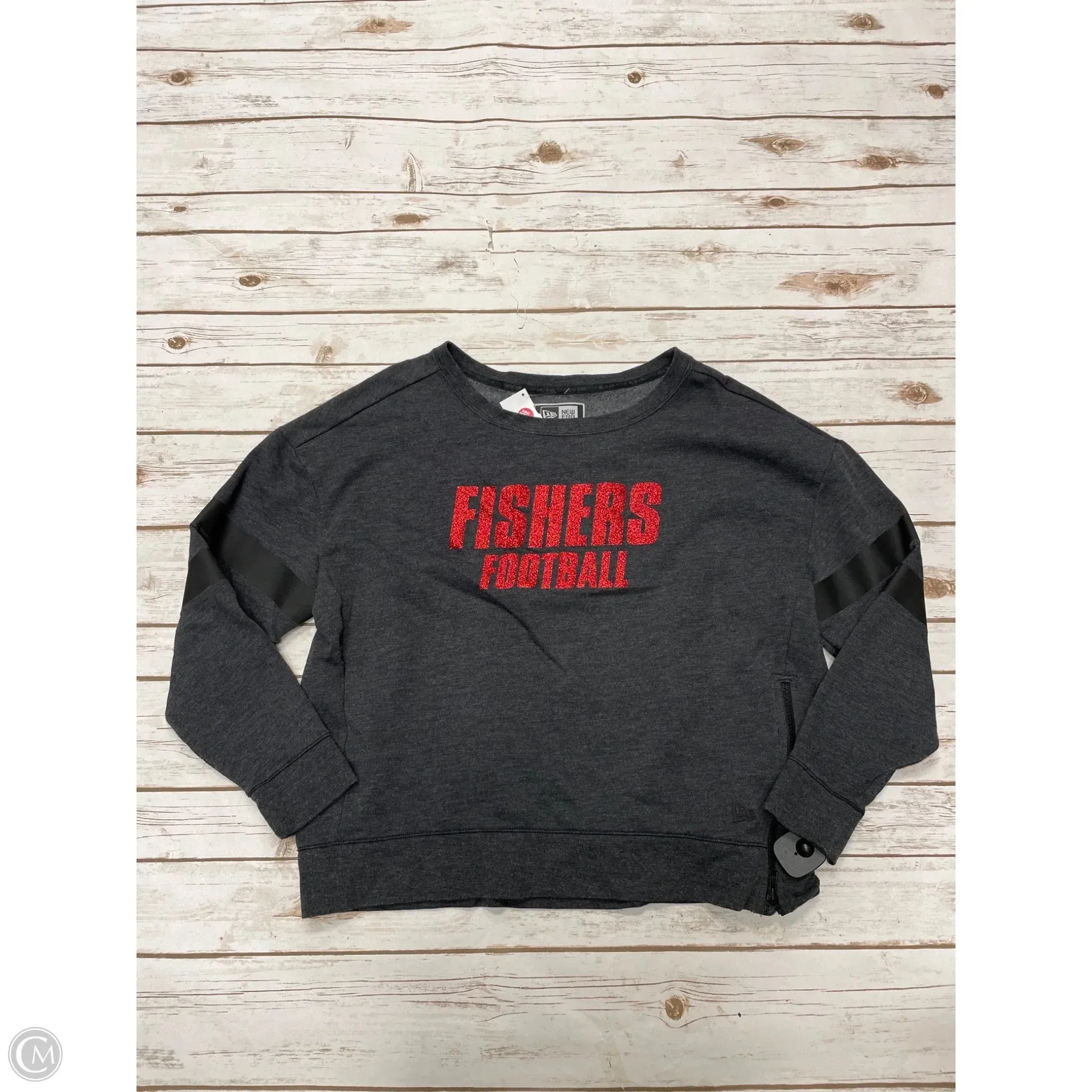 Sweatshirt Crewneck By Cme In Grey, Size: L Fashionable Vest hypoallergenic material