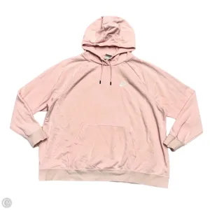 Code Soul Sweatshirt Hoodie By Nike In Pink, Size: 2x