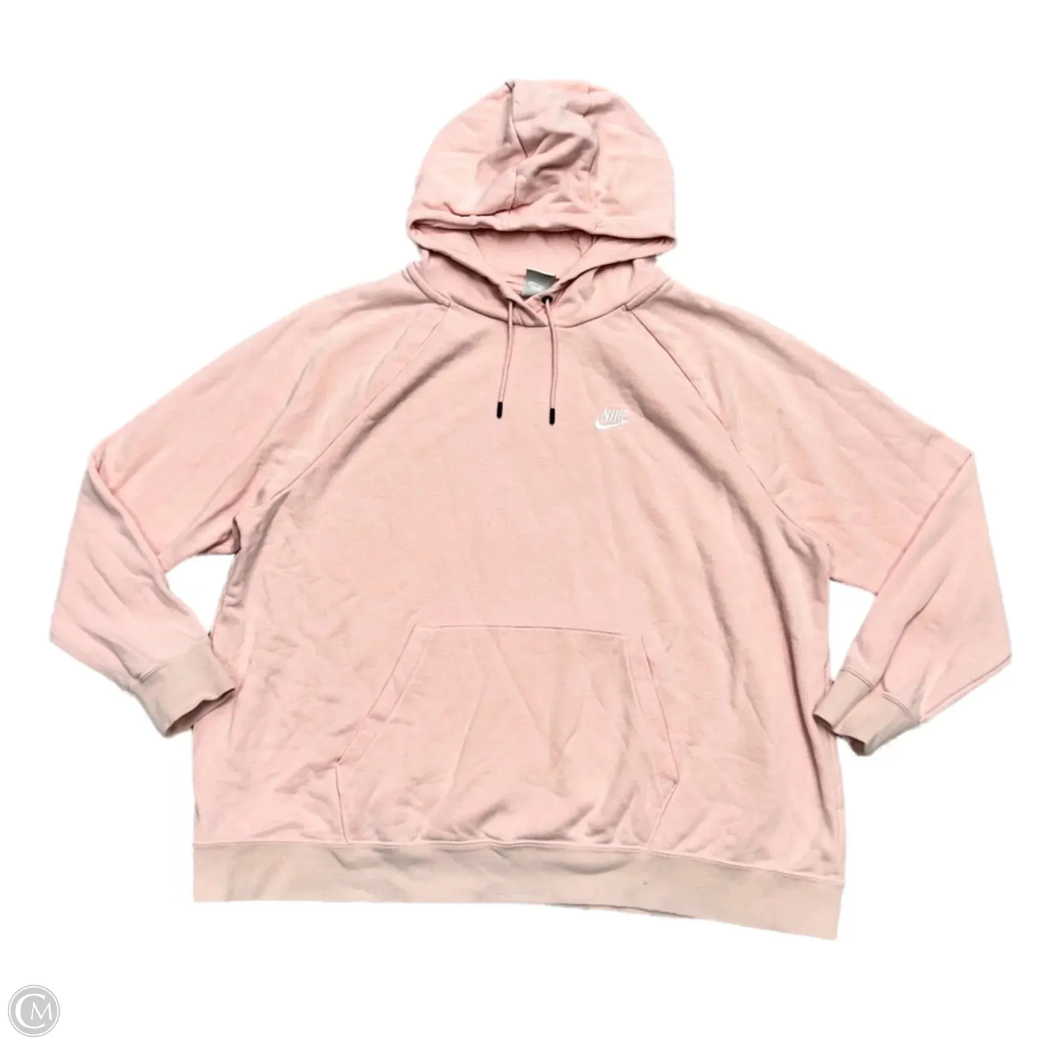 Code Soul Sweatshirt Hoodie By Nike In Pink, Size: 2x