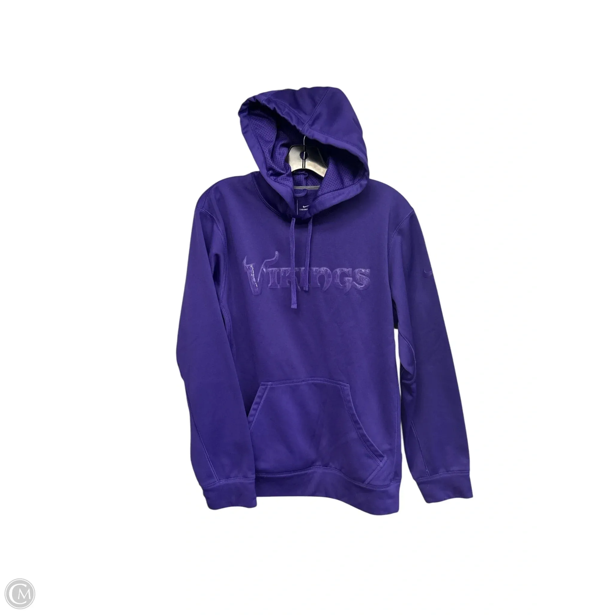 Athletic Sweatshirt Hoodie By Nfl In Purple, Size: S Collapsible Hood
