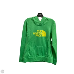 Athletic Sweatshirt Hoodie By The North Face In Green, Size: M All-Weather Wear