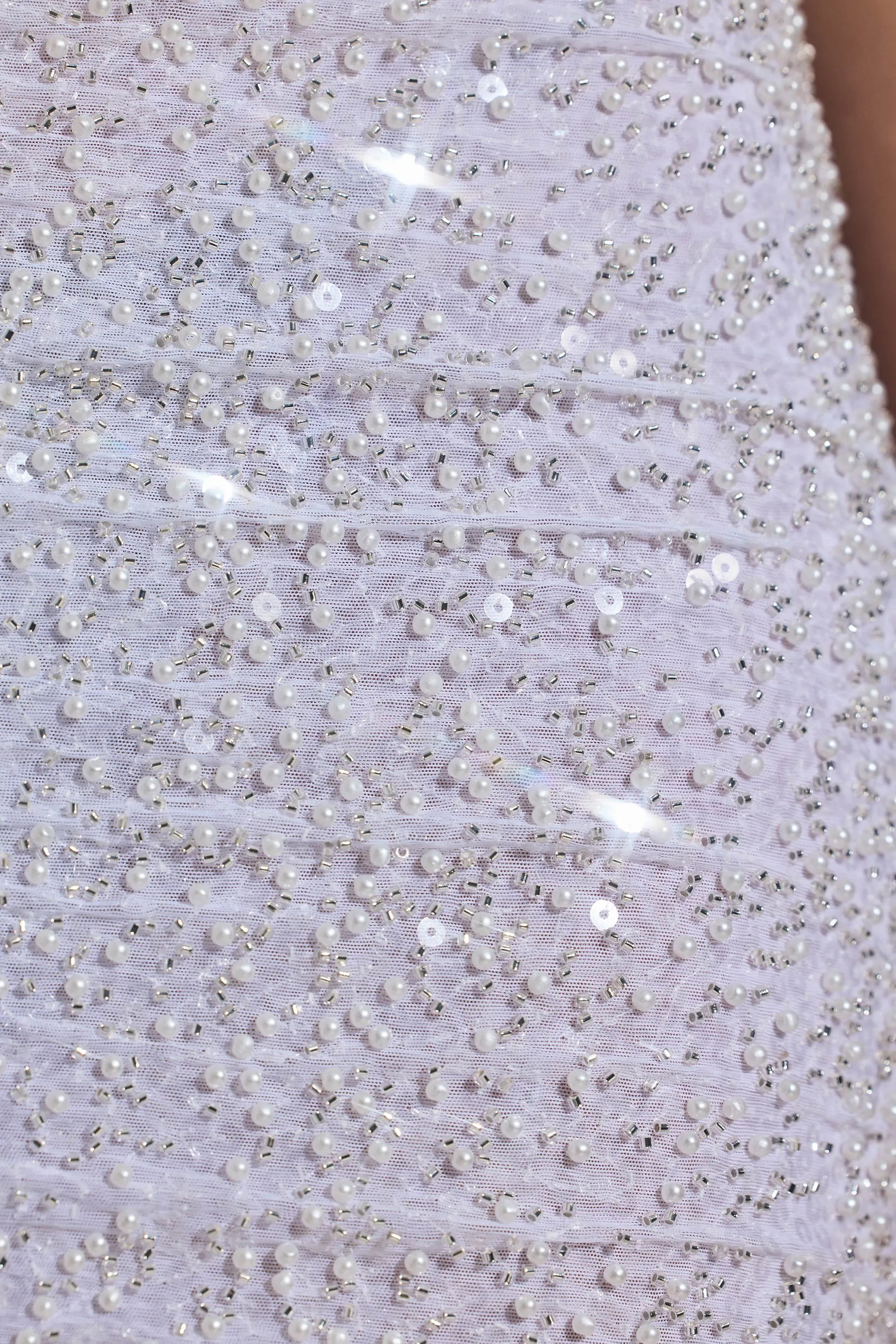 Easy Fit Soft Brushed Interior Embellished Cut-Out Halterneck Mini Dress in White