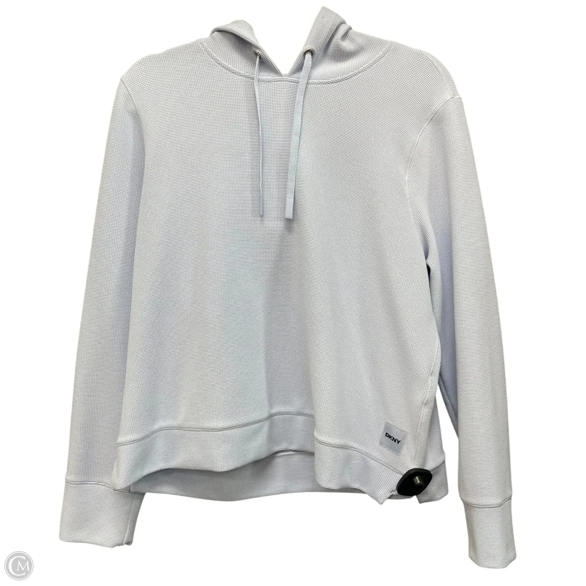 Sweatshirt Hoodie By Dkny In Blue, Size: L BreathableLining