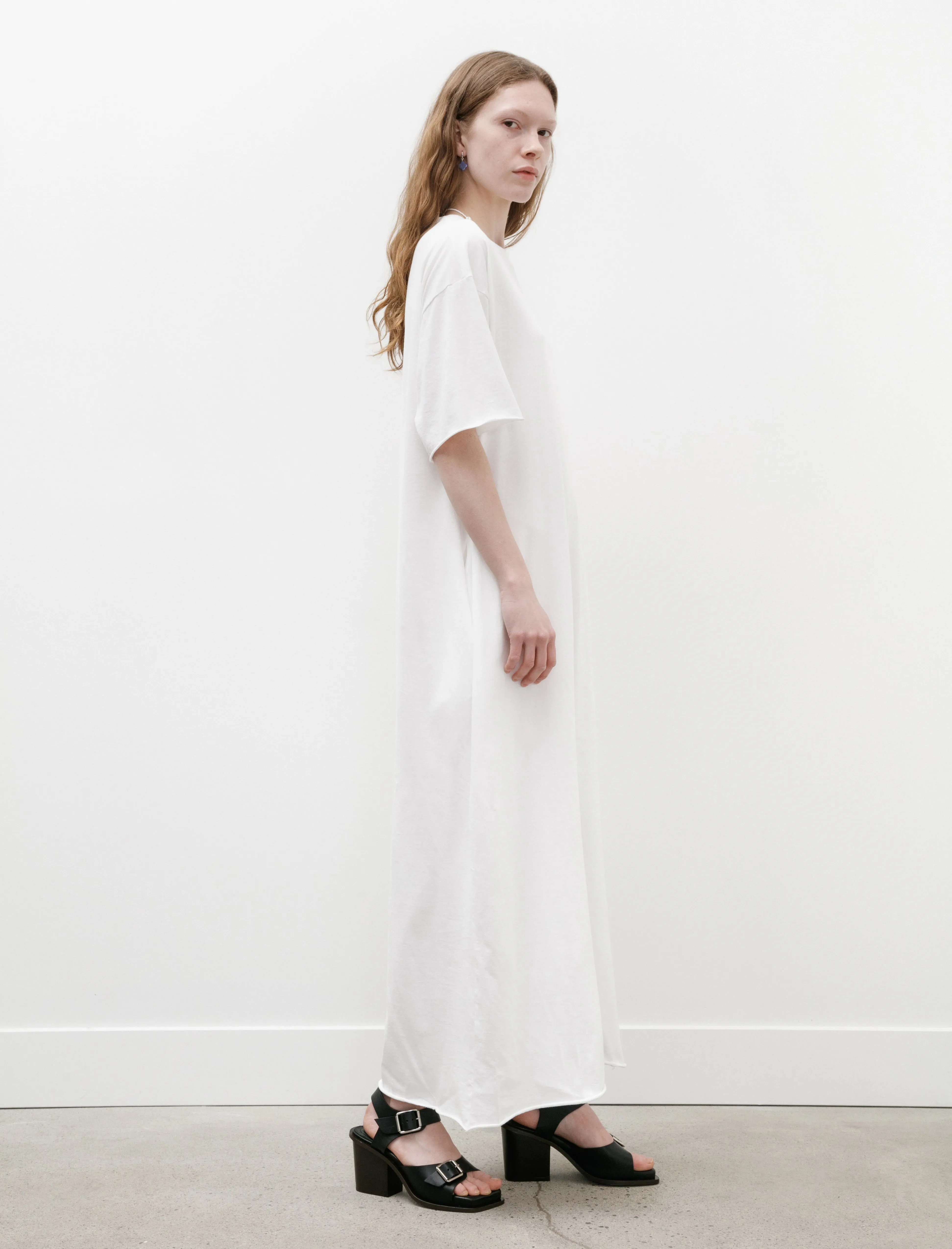 SoftTouch Energy Ease Dressy T-Shirt Dress White