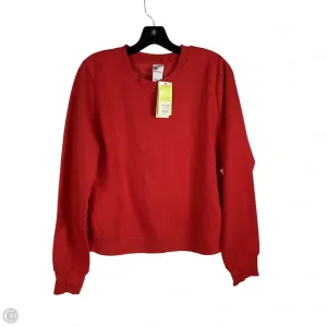 Warm Outerwear Sweatshirt Crewneck By All In Motion In Red, Size: S