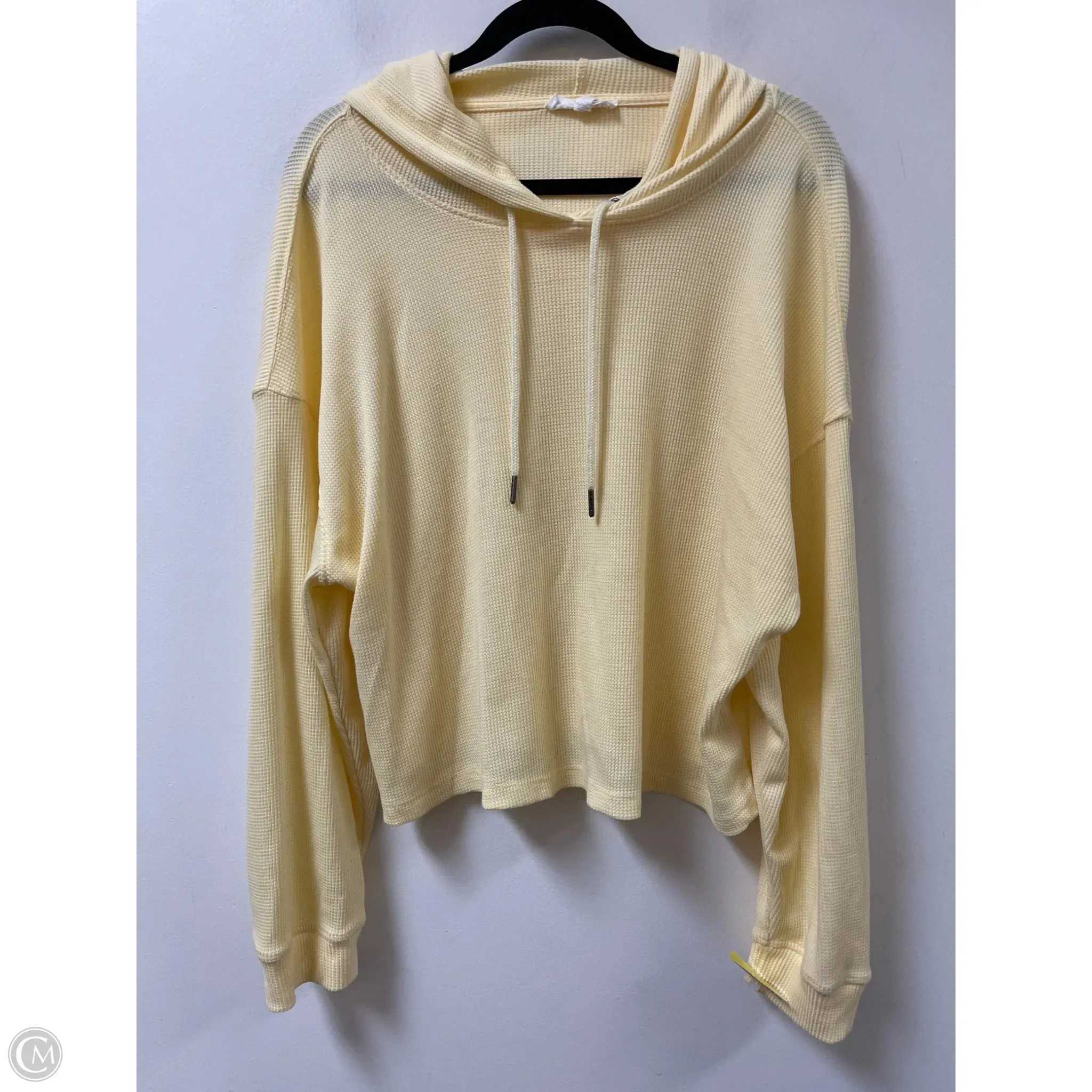 Sweatshirt Hoodie By Olive And Oak In Yellow, Size: Xl WaterRepellent Coating StaticFree Material