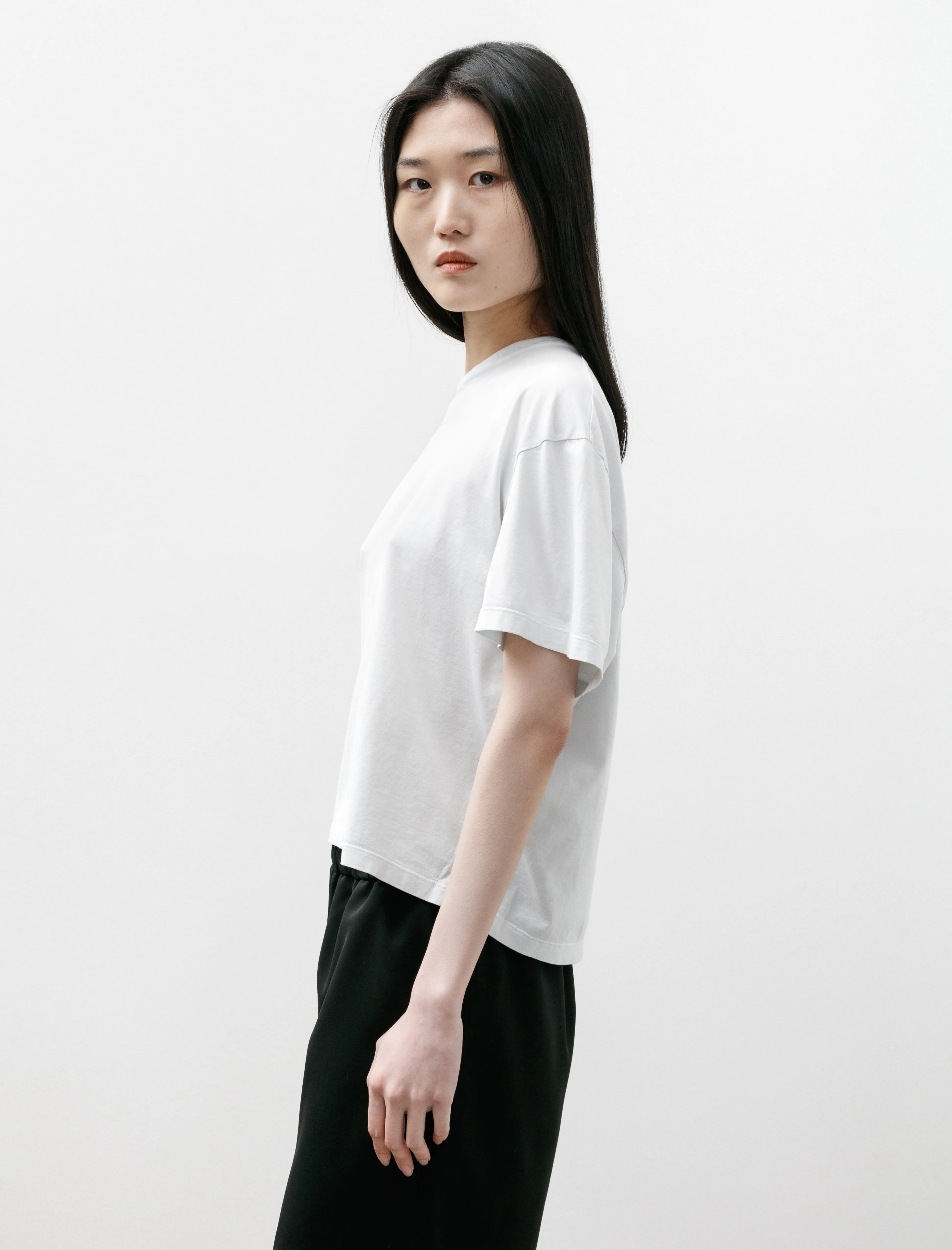 AntiStatic Lining V-Neck T-Shirt Short Sleeve Perle Jersey
