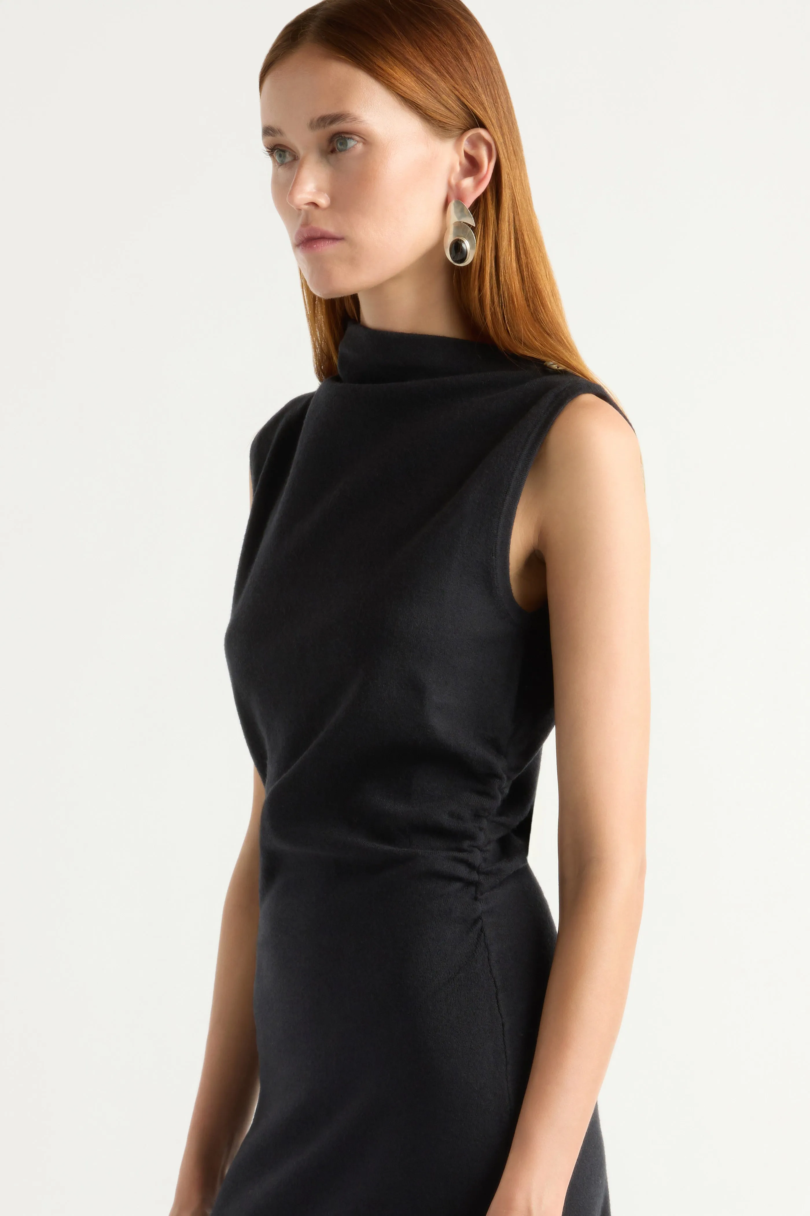 AntimicrobialCoating Abel Asymmetric-Neck Dress