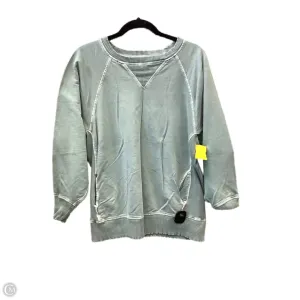OdorControl Technology Sweatshirt Crewneck By Zenana In Blue, Size: M