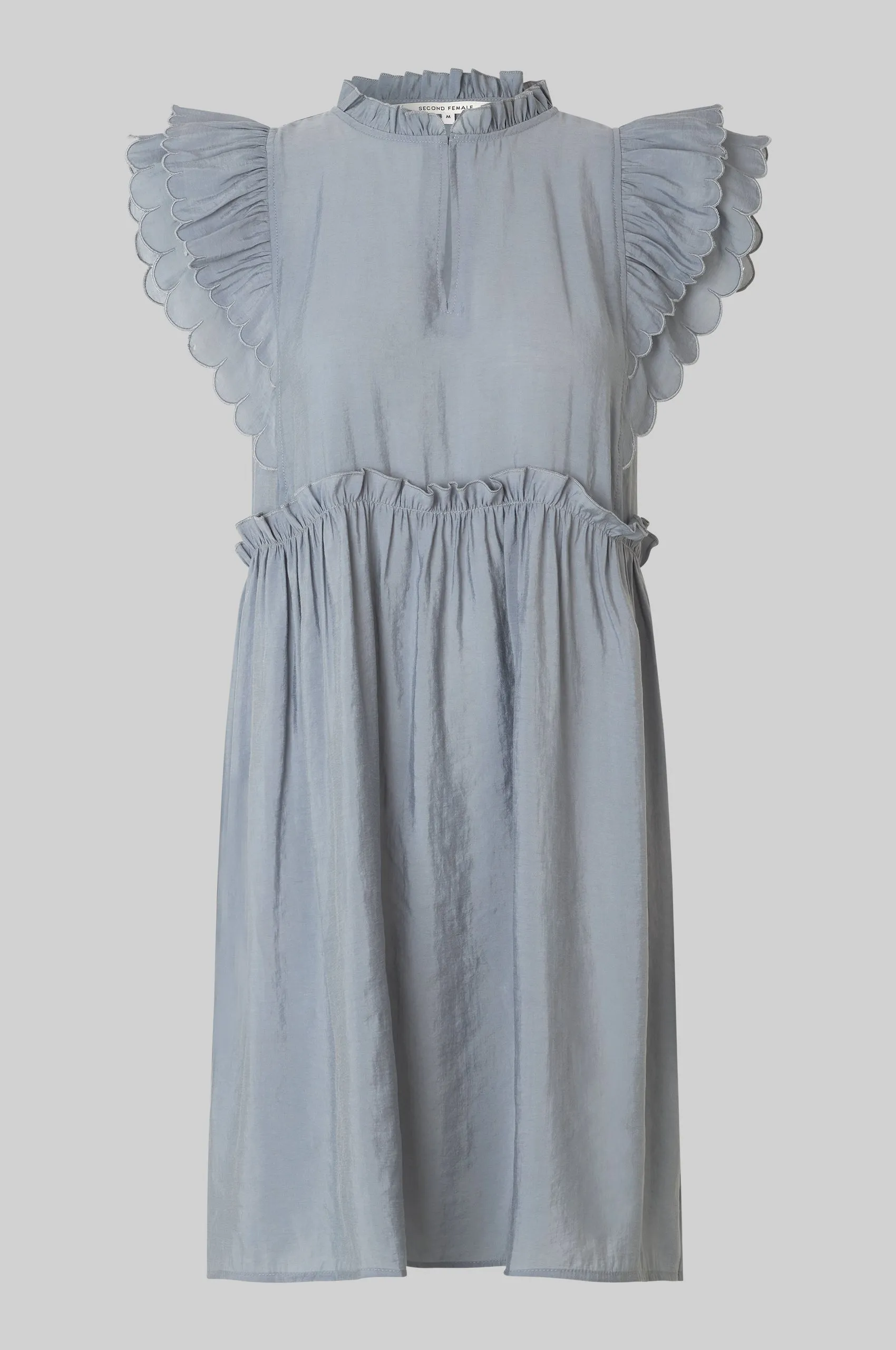 Versatile Scarf Saga Fit Terra Frill Tunic Dress
