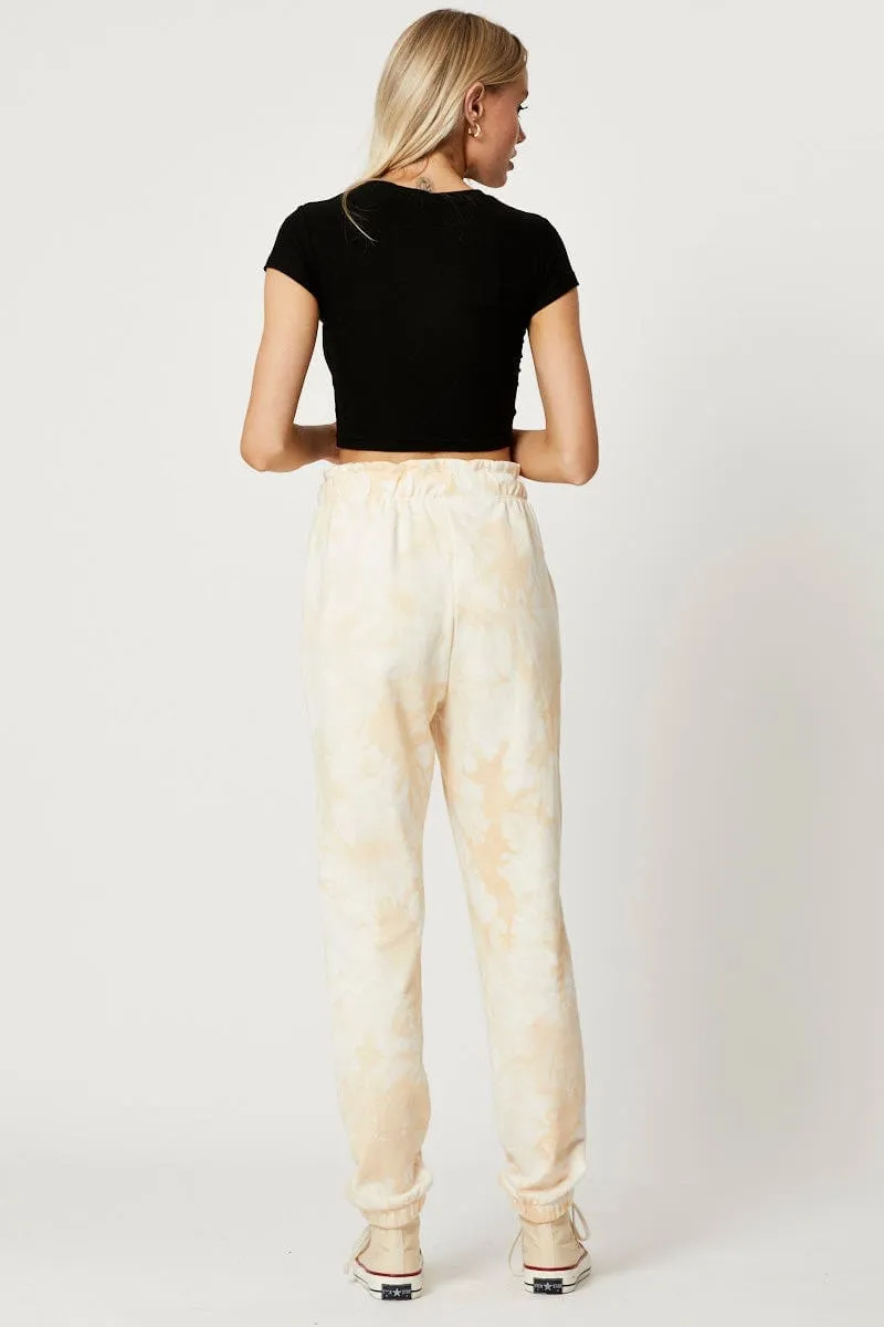 Slip Resistant Multi Track Pants Elastic Waist