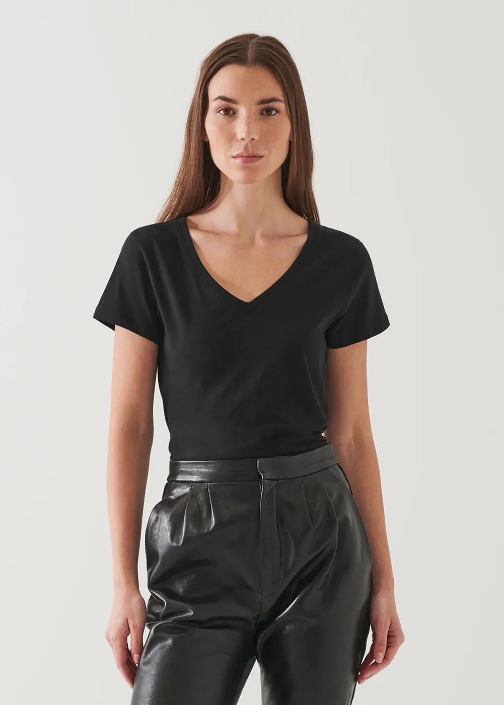 Classic Fit V Neck T-Shirt Comfortable Style