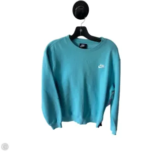 sporty wear Denim Cool Athletic Sweatshirt Crewneck By Nike In Blue, Size: S