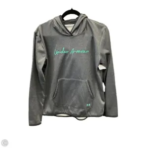 MoistureManagementSystem EcoFriendlyProduction Athletic Sweatshirt Hoodie By Under Armour In Grey, Size: M