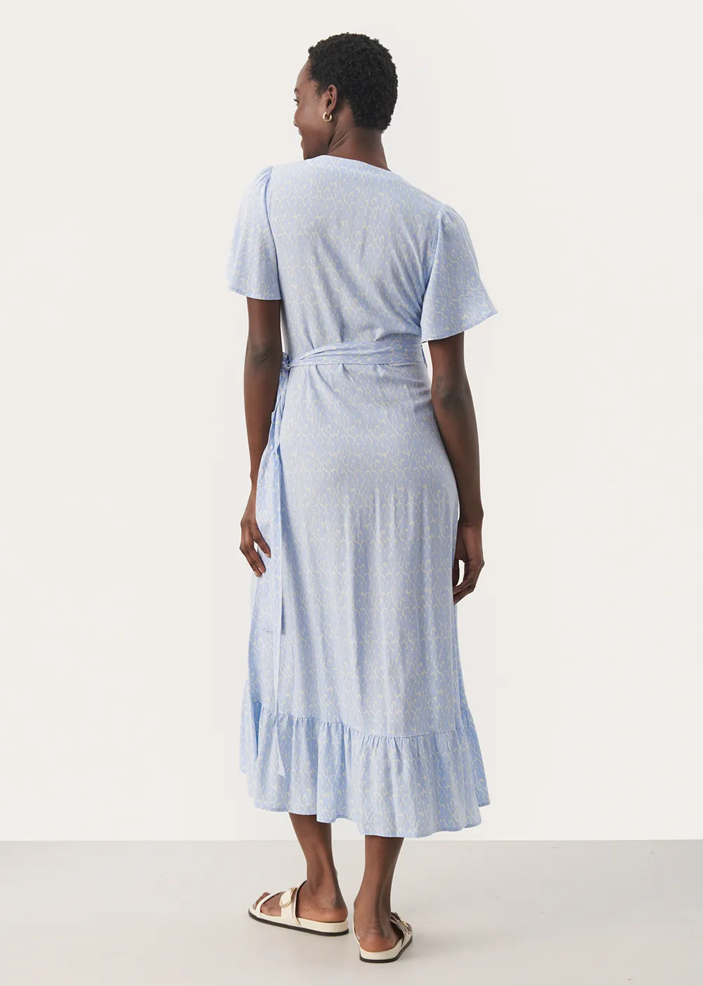 Clarina Dress Emerald Pop Sun shield