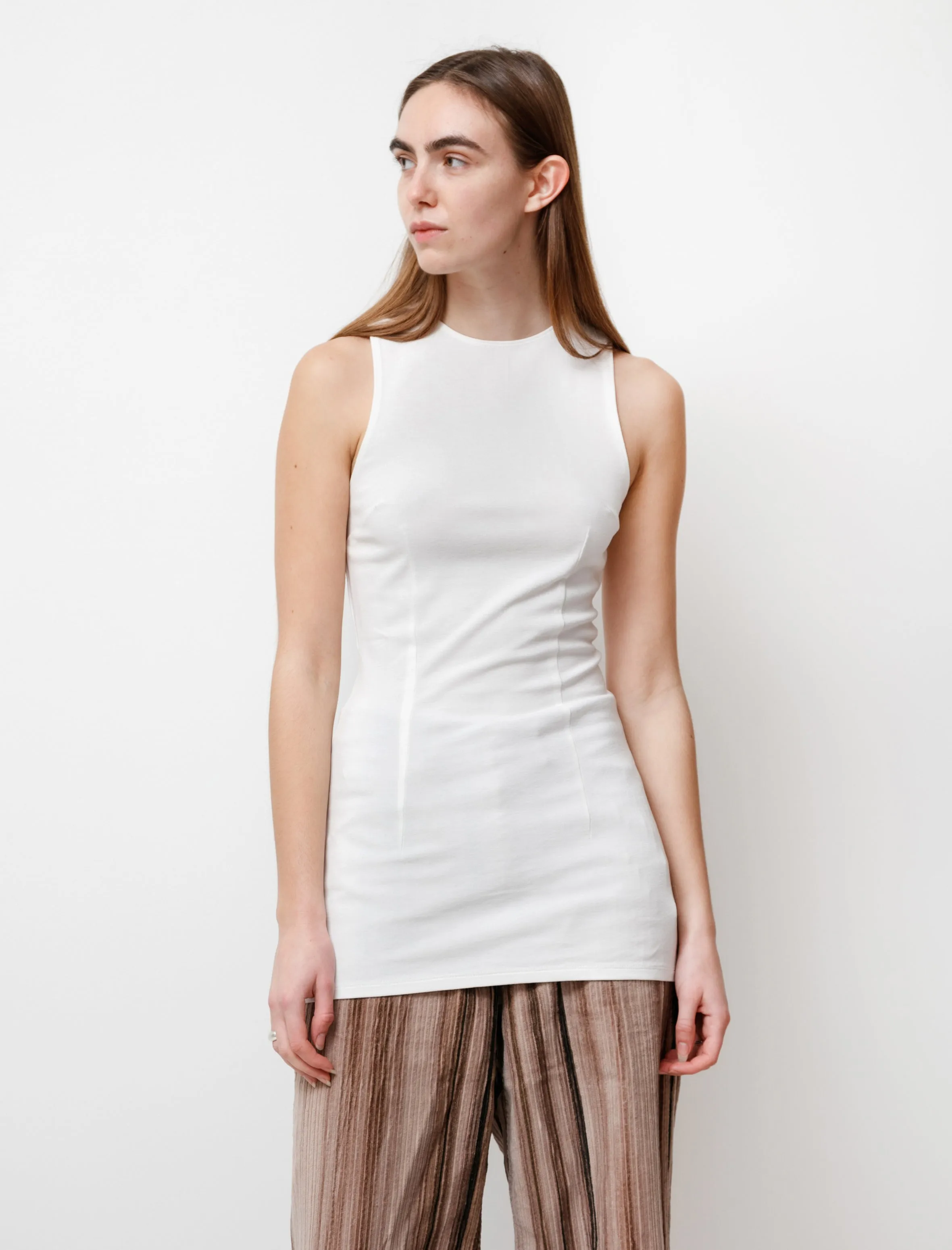EcoCertifiedTextile Student Cool Racer Tank White Verve Jersey