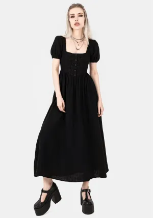 Country Lane Alder Cotton Detail Midaxi Dress