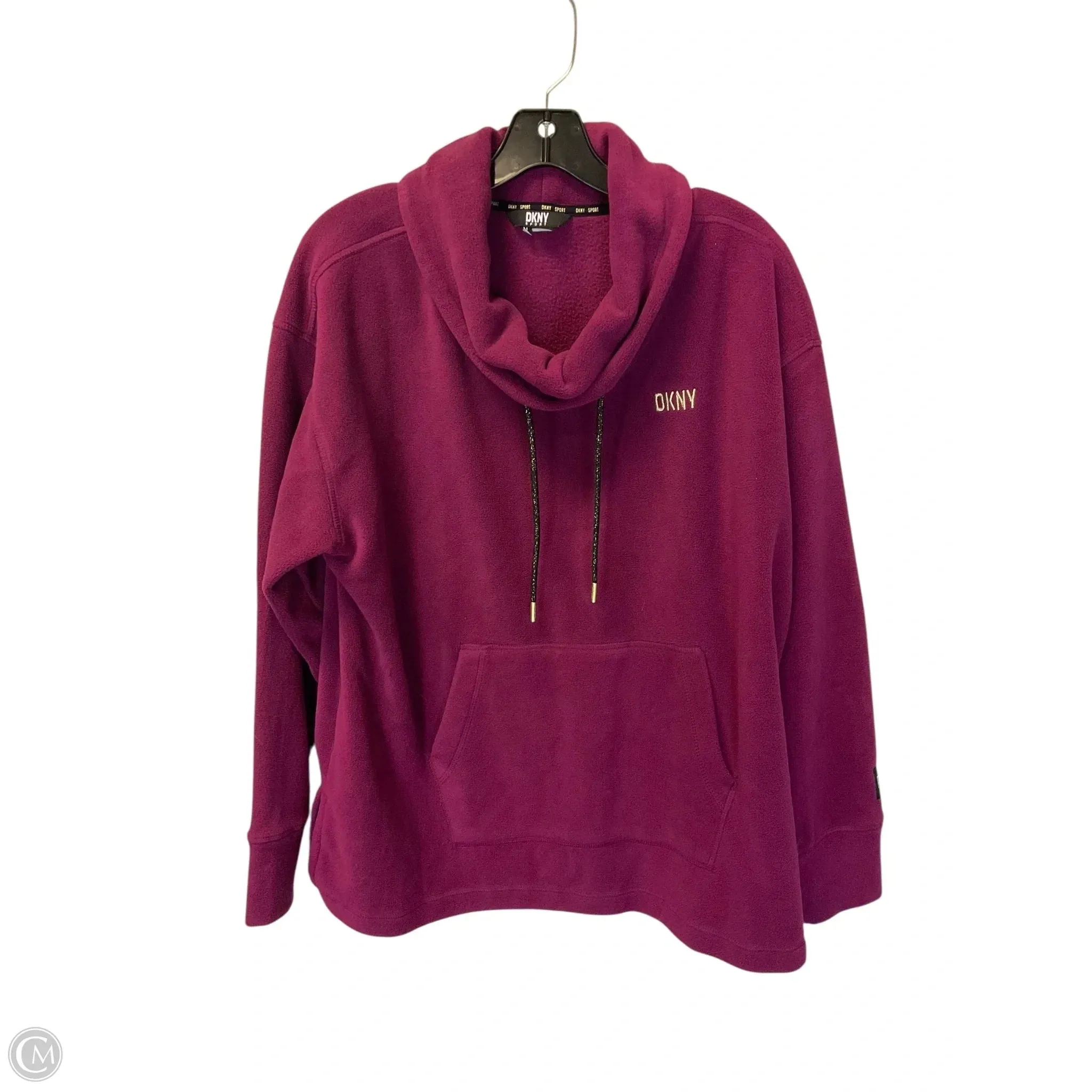 Layer Play Summer Ready Sweatshirt Crewneck By Dkny In Purple, Size: M