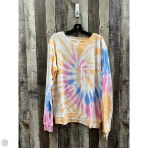 UVProtectionCloth Urban Pulse Sweatshirt Crewneck By Cme In Tie Dye Print, Size: L