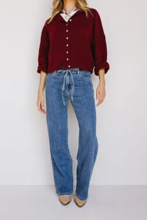 Reinforced Stitching Details Now or Never Jeans