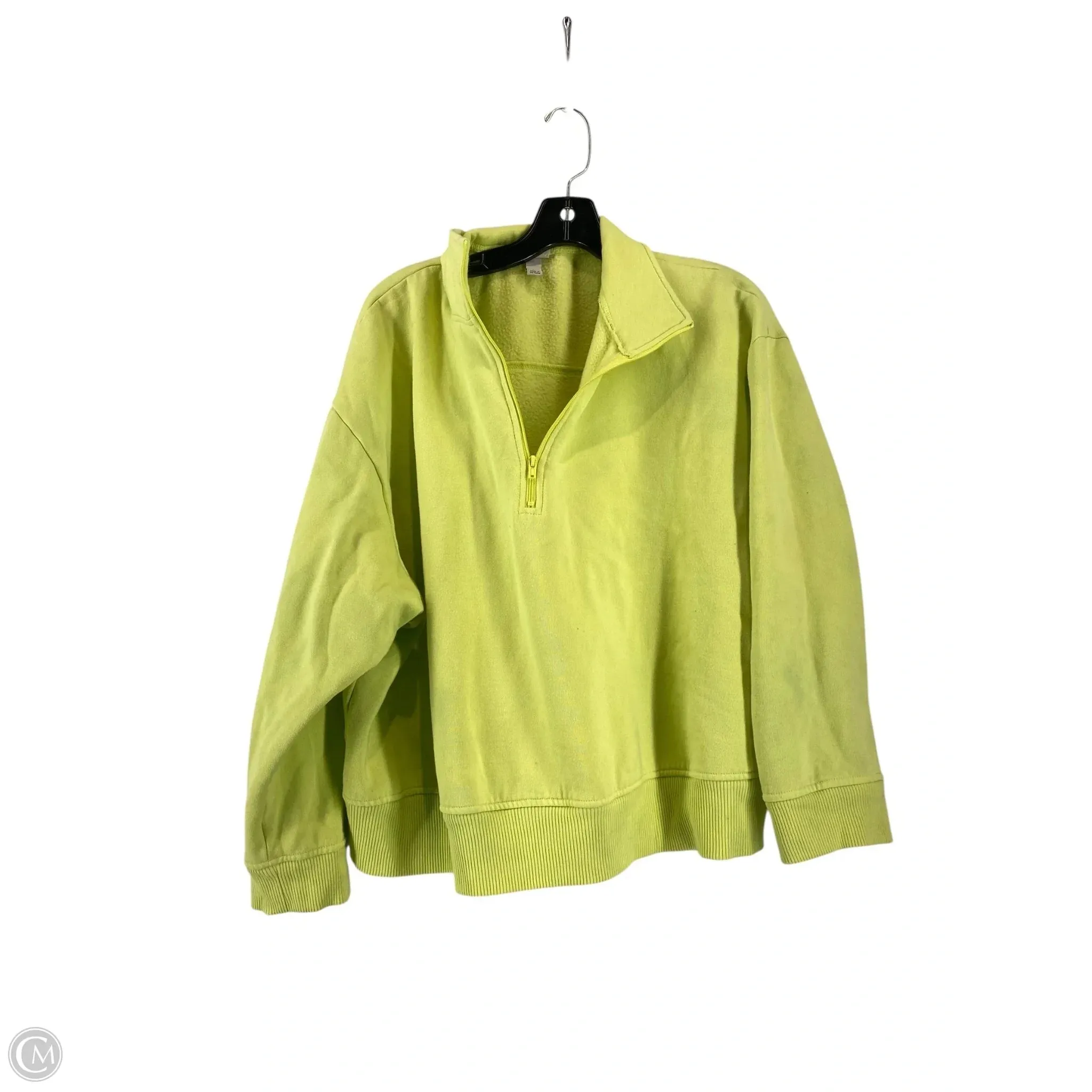 Sweatshirt Collar By A New Day In Green, Size: 2x NonBindingCollar Pure Core