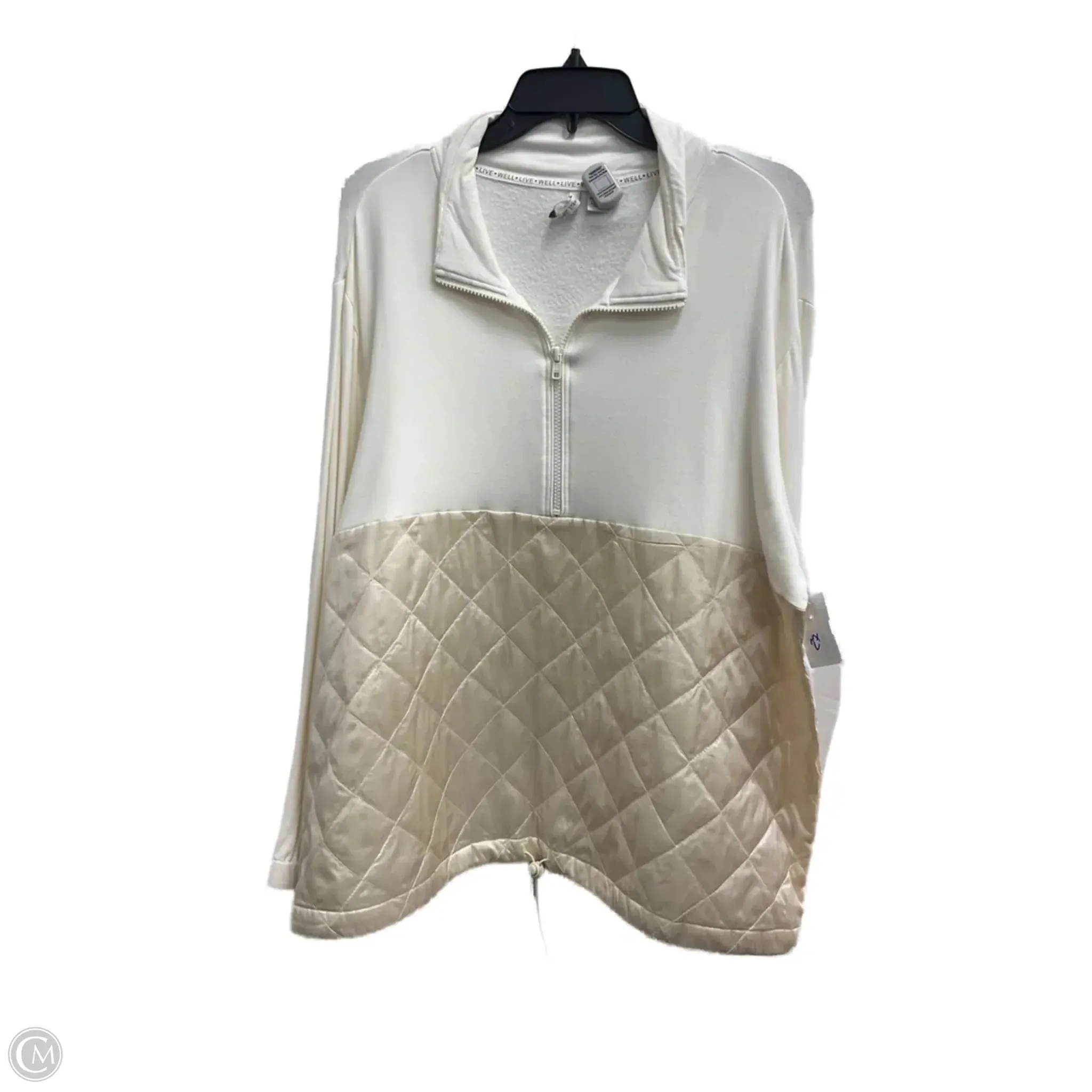 Sweatshirt Collar By Cato In Ivory, Size: 1x NonSlipTrims Elite Core