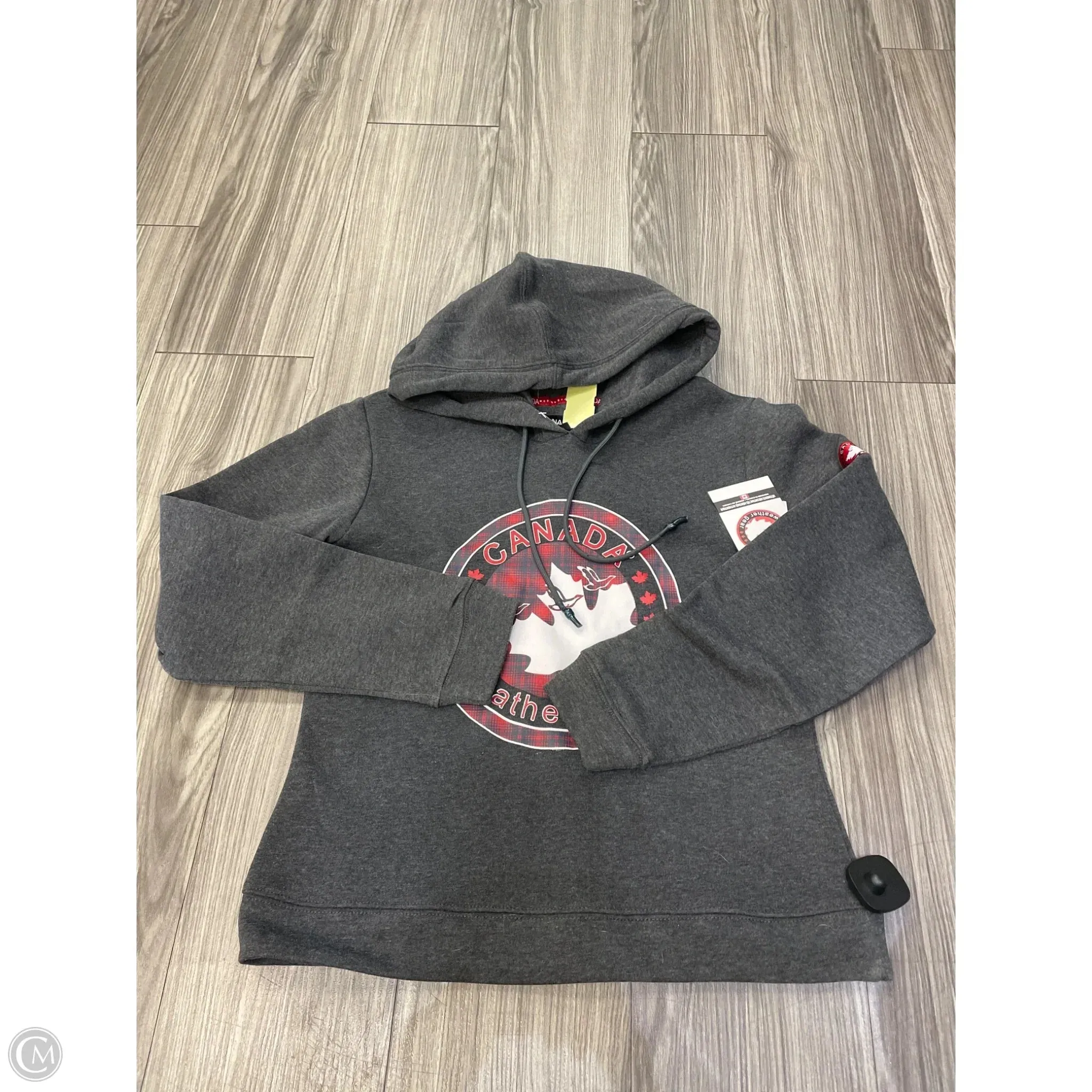 Sweatshirt Hoodie By Cmb In Grey, Size: S Late Breeze Simple Top