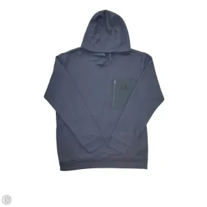 Sweatshirt Hoodie By Adidas In Navy, Size: L Sustainable Base Natural Fiber Blend