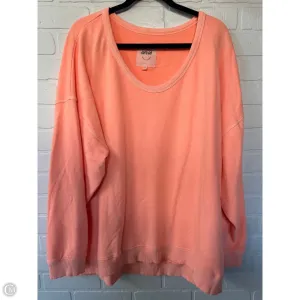 Cozy Robe Cold Weather Sweatshirt Crewneck By Aerie In Orange, Size: Xl