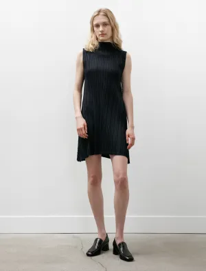 Comfort Fit Gloss Glow Mellow Pleats Mini Dress