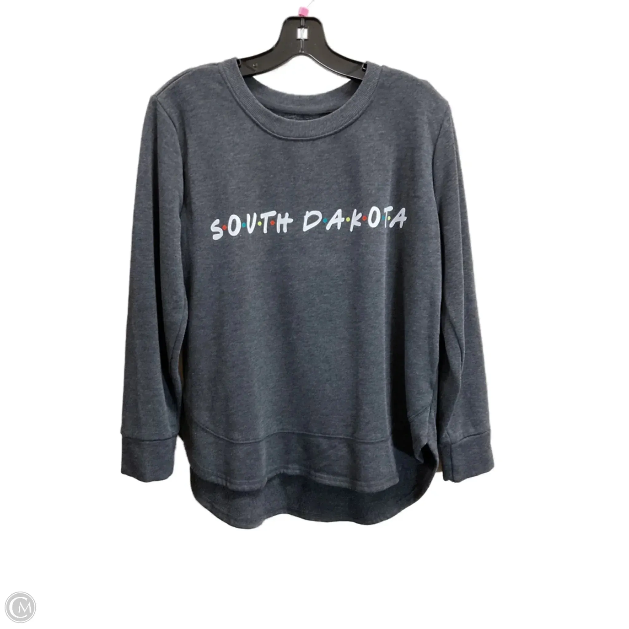Sweatshirt Crewneck By Clothes Mentor In Grey, Size: S Classic Hoodie
