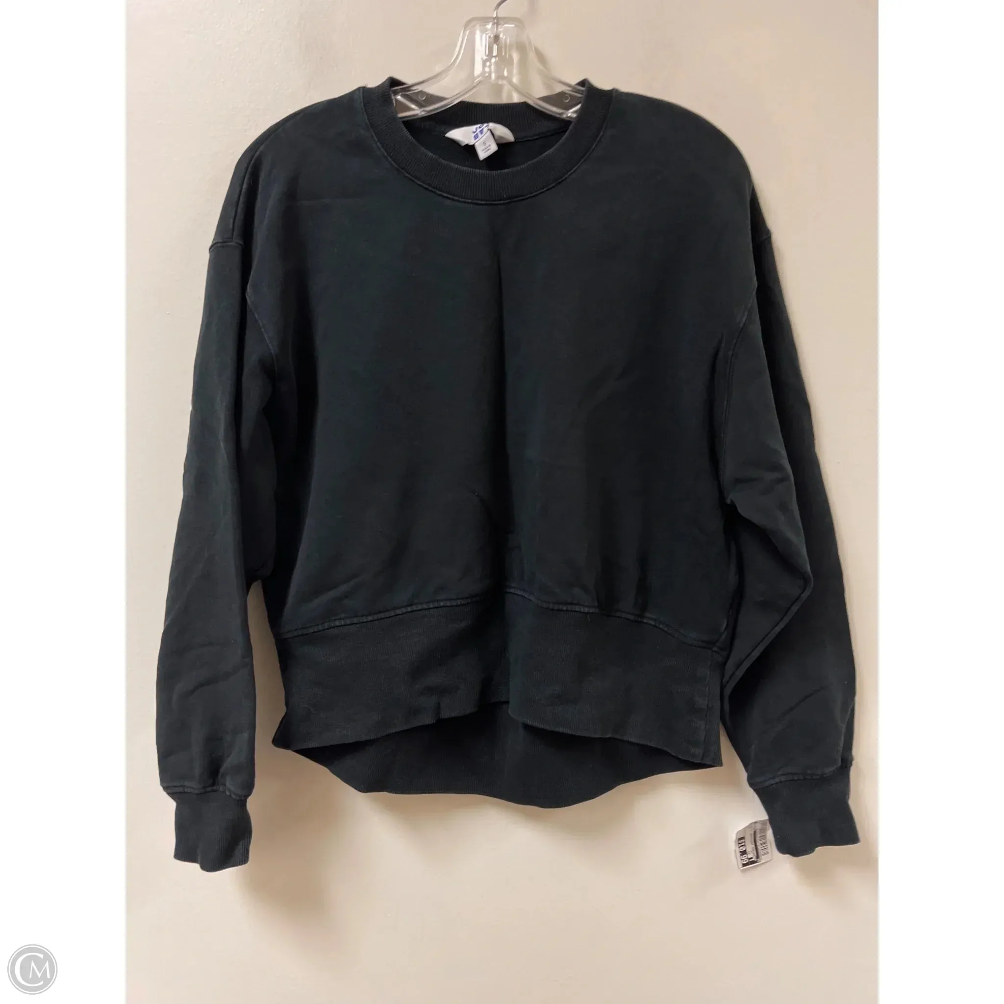 High End Vision Glow Athletic Sweatshirt Crewneck By Joy Lab In Black, Size: S