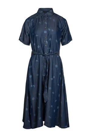 Nature Base Shine Fit Dress | Chalk Daisy | 6646C1