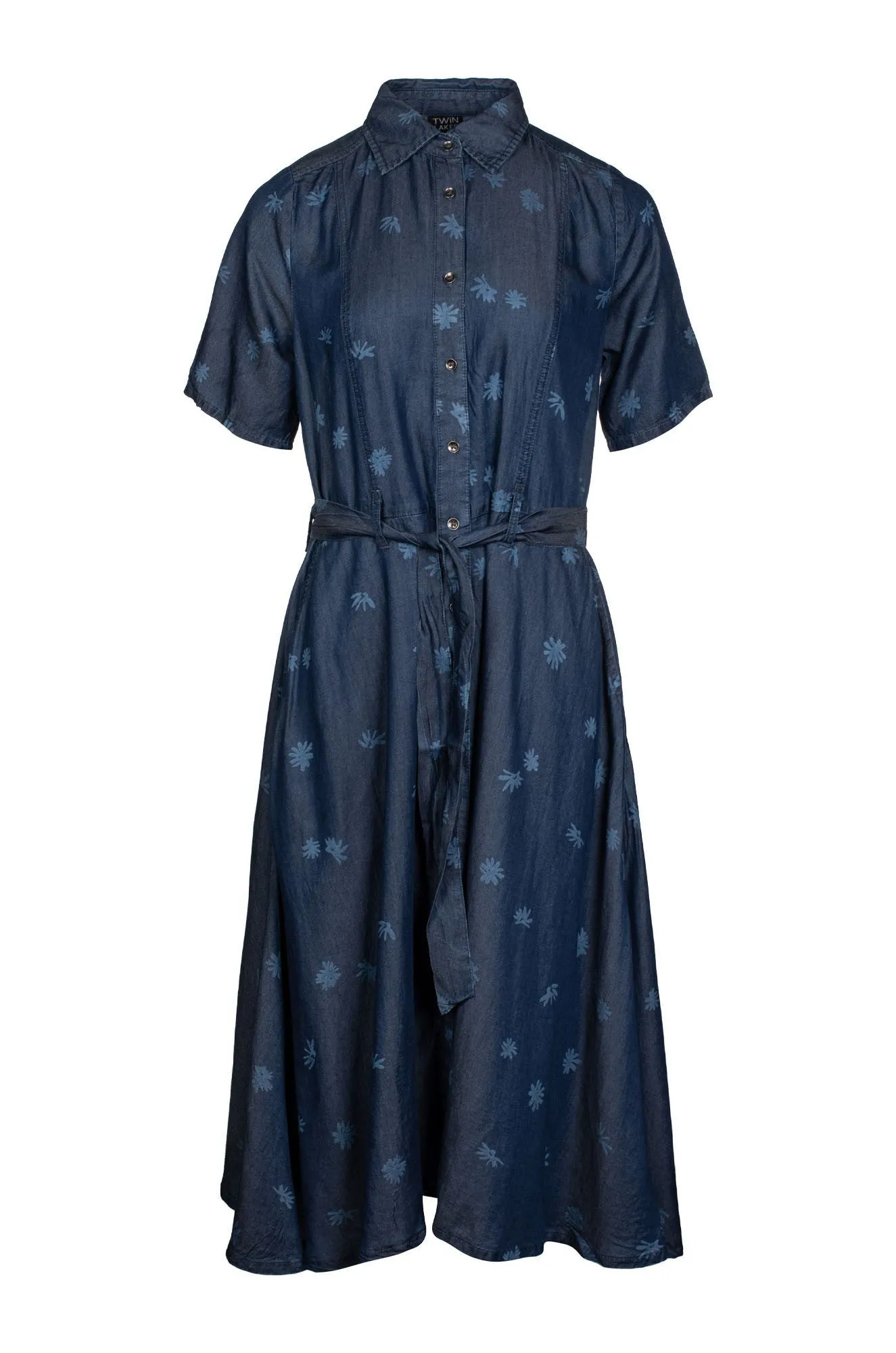Dress | Chalk Daisy | 6646C1 Airtight Zipper Casual Fit