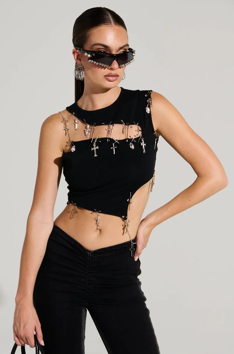 medium performance Cooling Fabric Technology BLESSED TOP