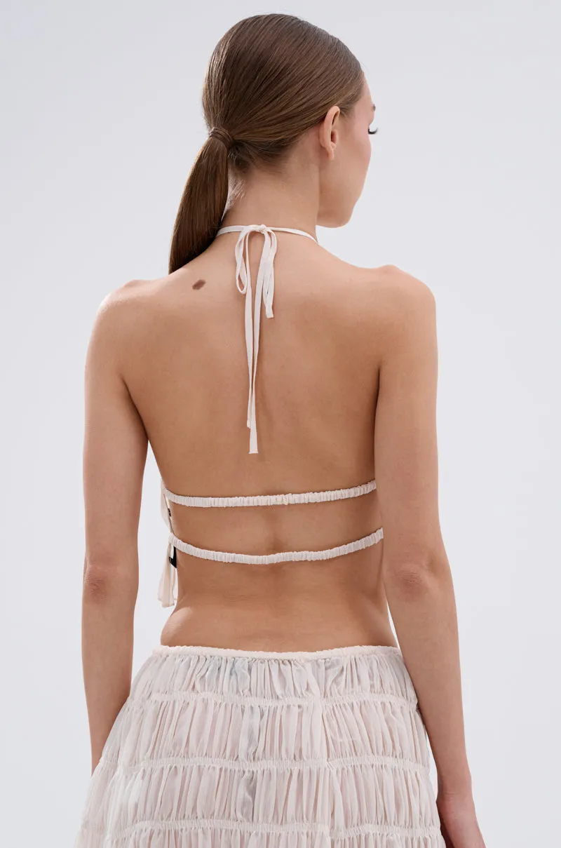 construction site Waste - reducing JUST KEEP GOIN HALTER TOP