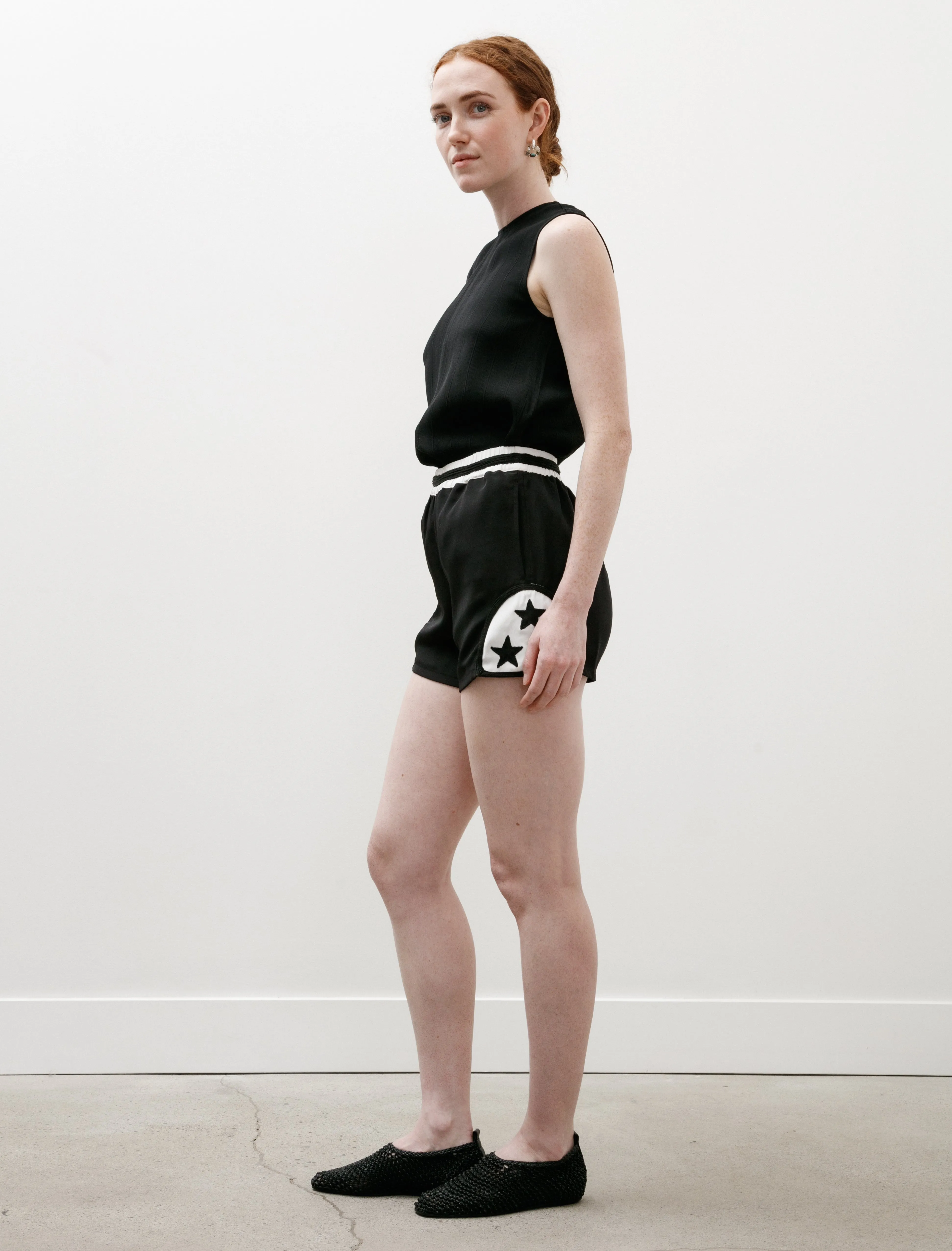 Game Day Silk Star Field Shorts