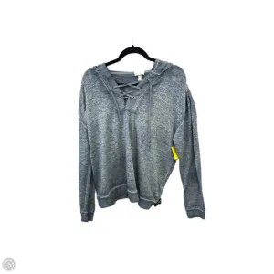 Professional Fit LayeredPanels Sweatshirt Hoodie By Carly St Claire In Blue, Size: M