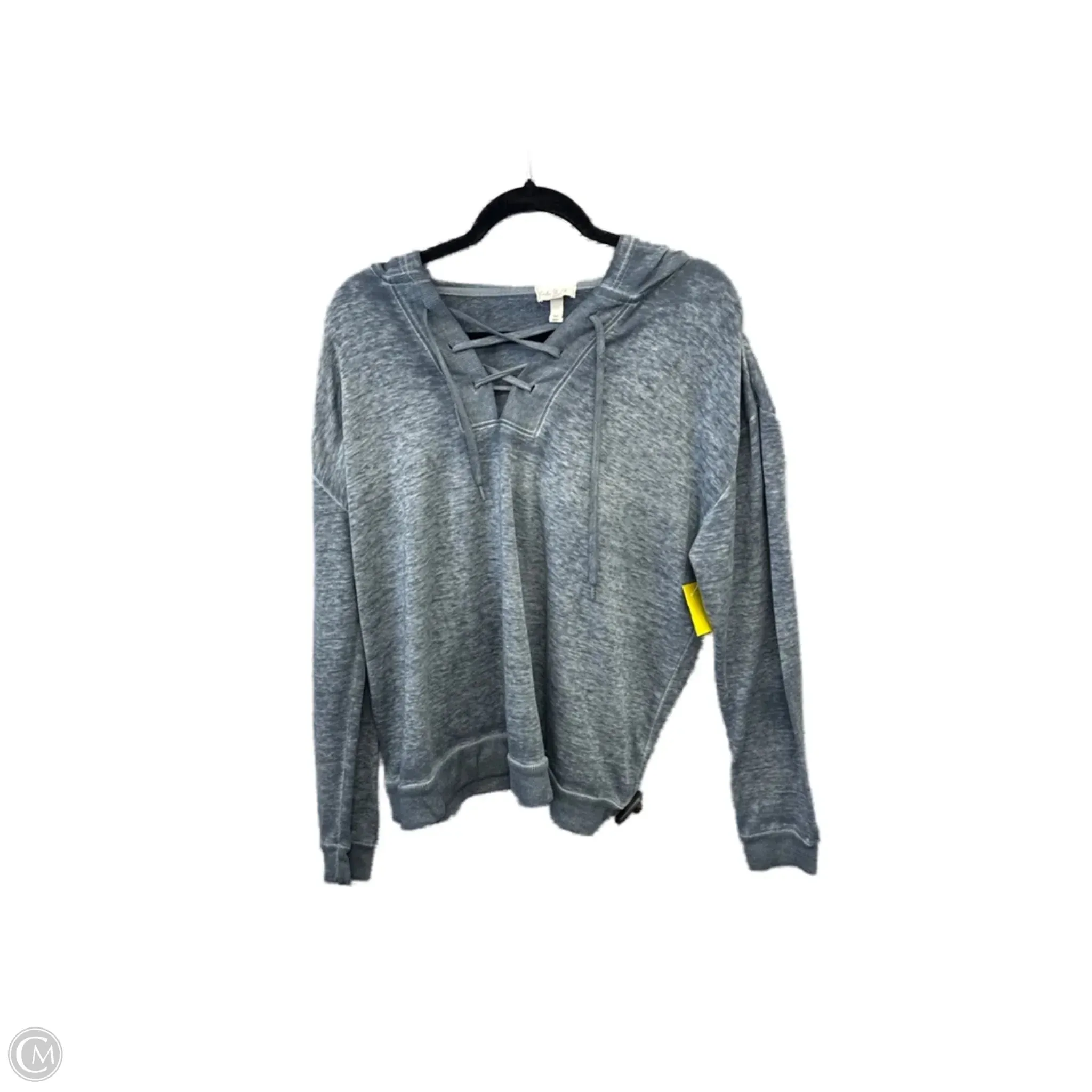 Professional Fit LayeredPanels Sweatshirt Hoodie By Carly St Claire In Blue, Size: M