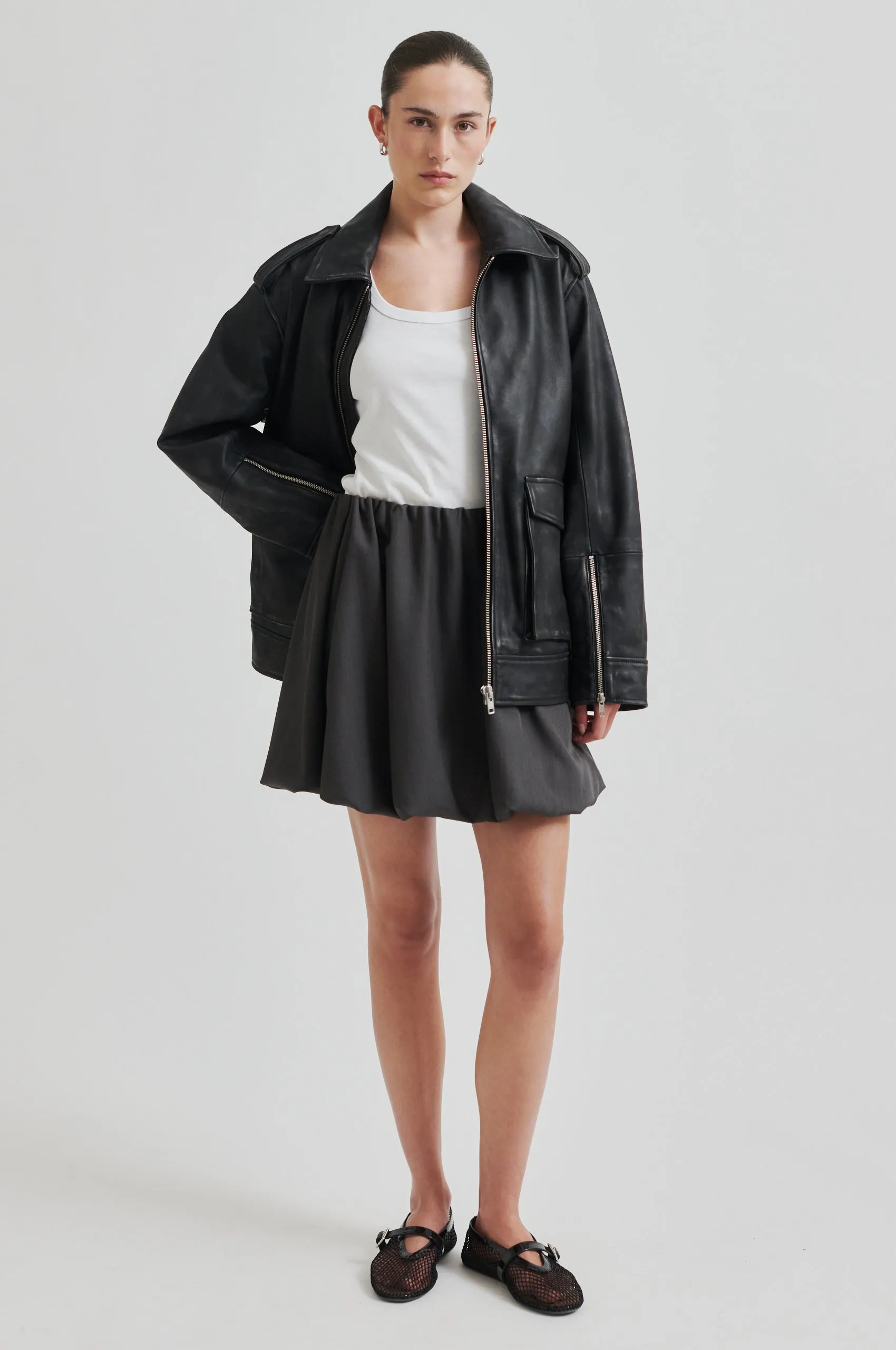 Otilia Skirt DoubleLayered Structure