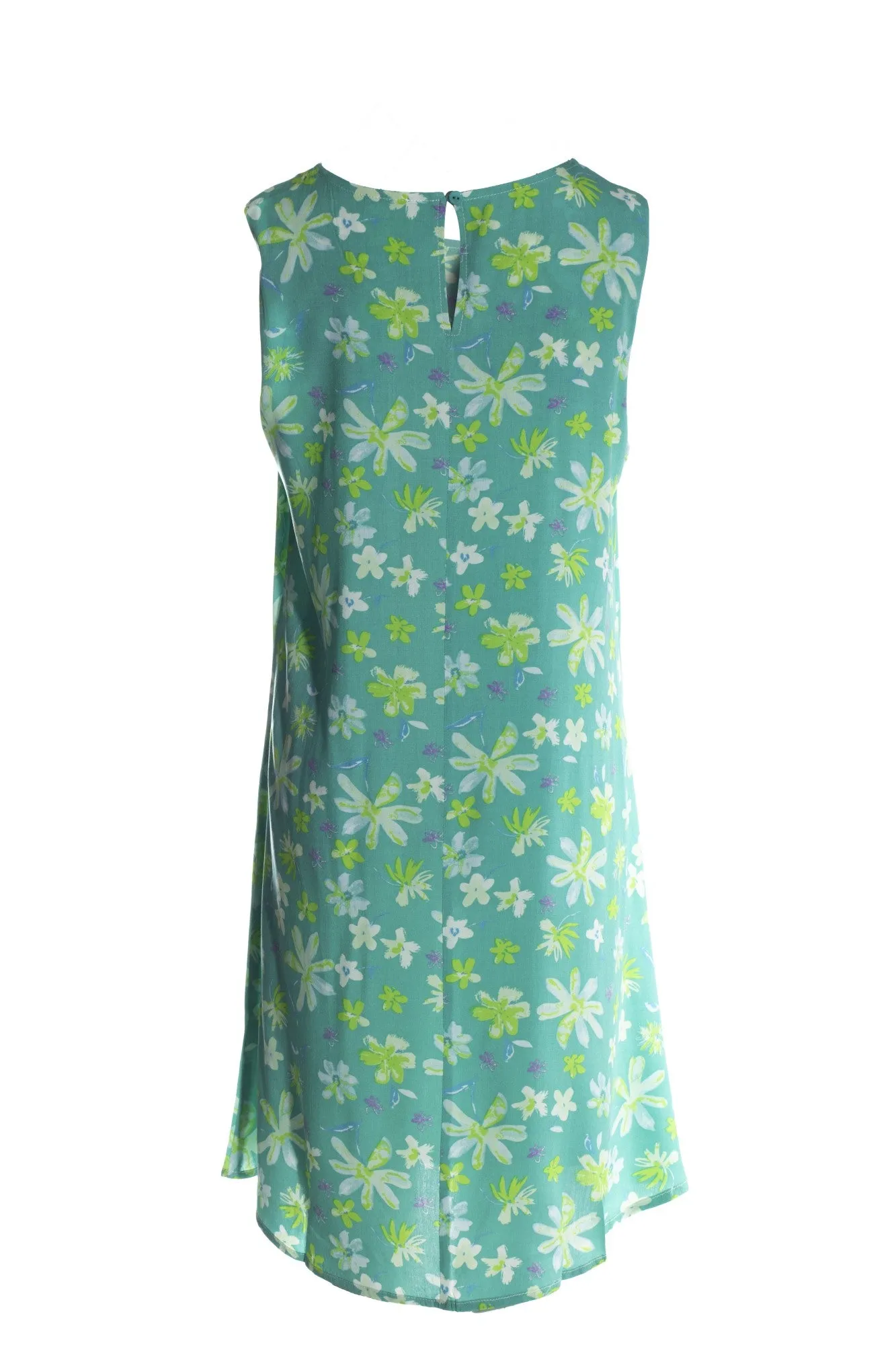 Sleeveless Viscose Dress | Jade Daisy | 3340AR Relax Mode