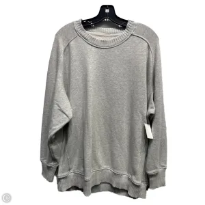 mesh ventilation Sweatshirt Crewneck By Aerie In Grey, Size: S