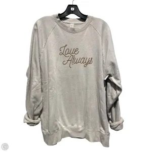 Stylish Protection Sweatshirt Crewneck By Clothes Mentor In Cream, Size: Xl