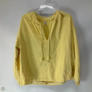 Sweatshirt Crewneck By Aerie In Yellow, Size: Xs Classic Look