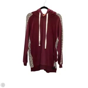 Sweatshirt Hoodie By Zenana Outfitters In Red, Size: L Free Mind