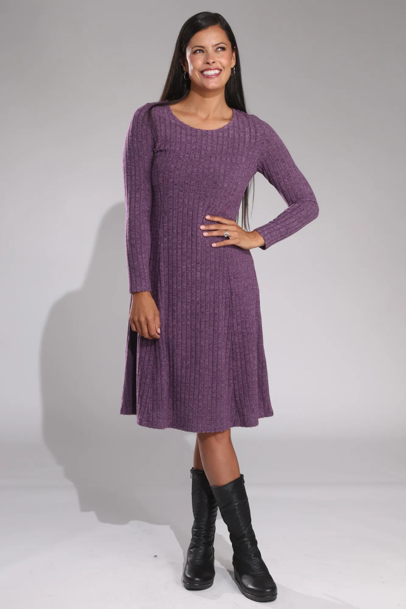 Modular Attachment System Lightweight Jacket Dress | Amethyst | 7962B1