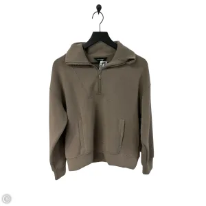 Everyday Wear StainReleaseCoating Sweatshirt Collar By Cmc In Brown, Size: S