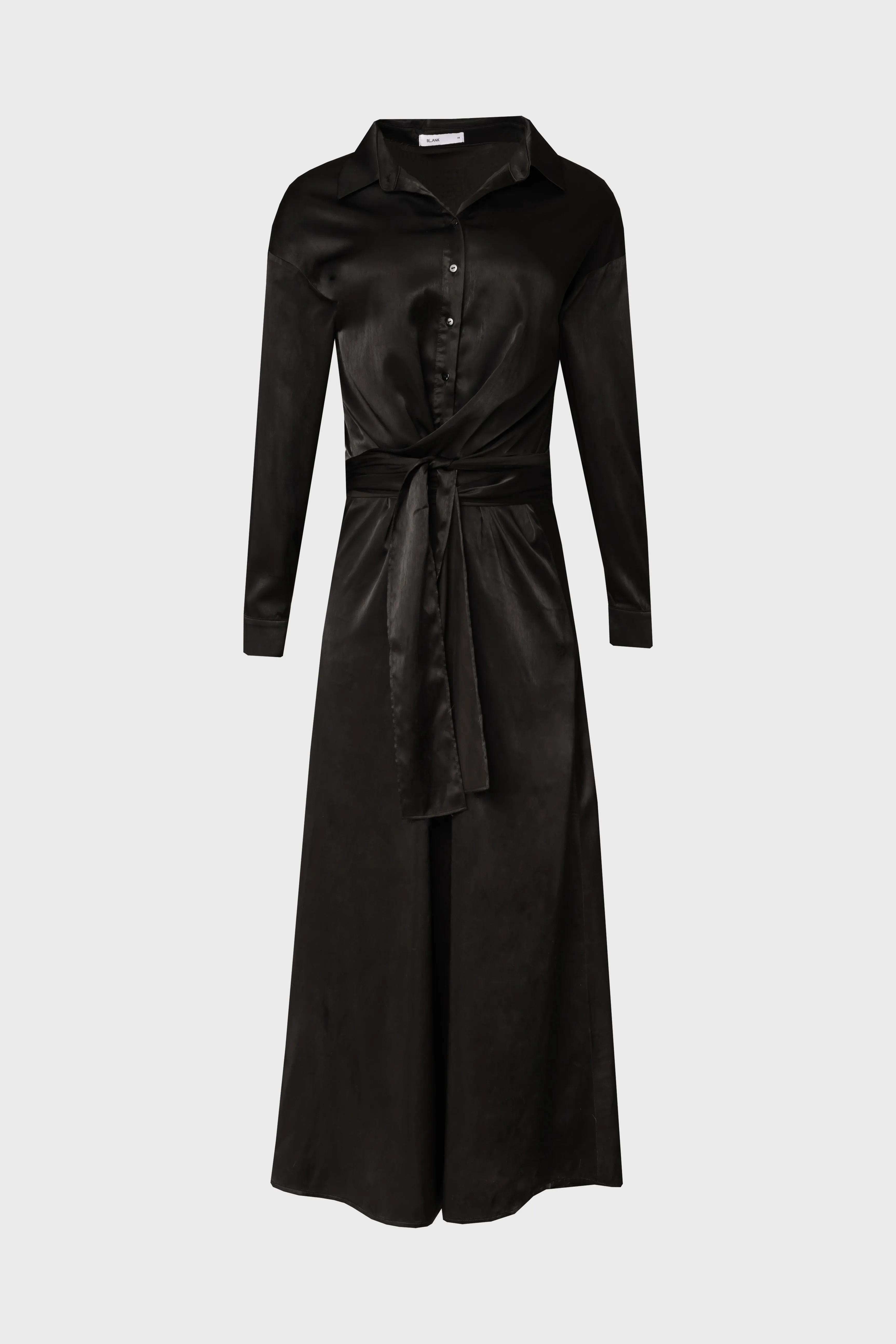Black Tie Silk Dress Fame Glow Layered Look